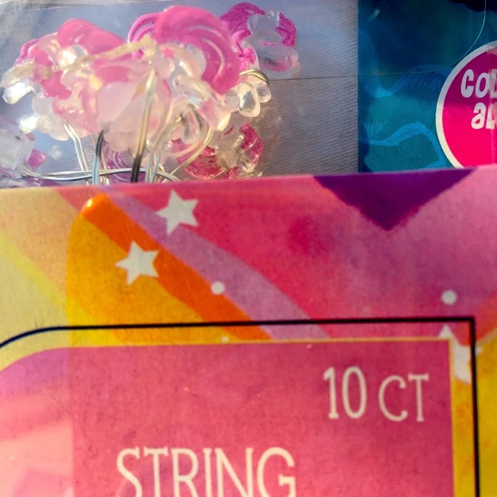 SOCKS UNICORN & TOTE BAG!! String lights and more